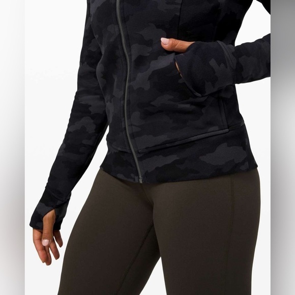 Lululemon Scuba Hoodie Light Cotton Fleece Heritage 365 Camo Deep Coal Multi 6 - Picture 3 of 9